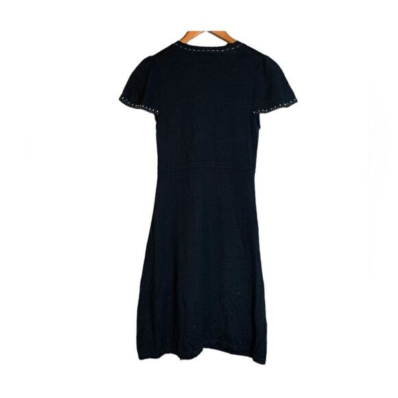 Nanette Lepore 100% merino wool beaded dress. Size small - Picture 8 of 8